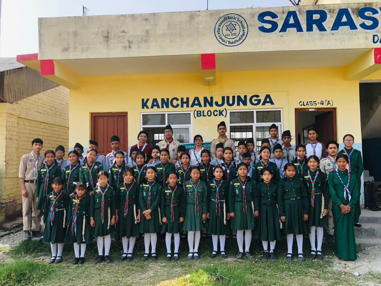 दमकमा सरस्वती स्काउटको ऐतिहासिक पहिलो रात्रि पदयात्रा क्याम्प सम्पन्न